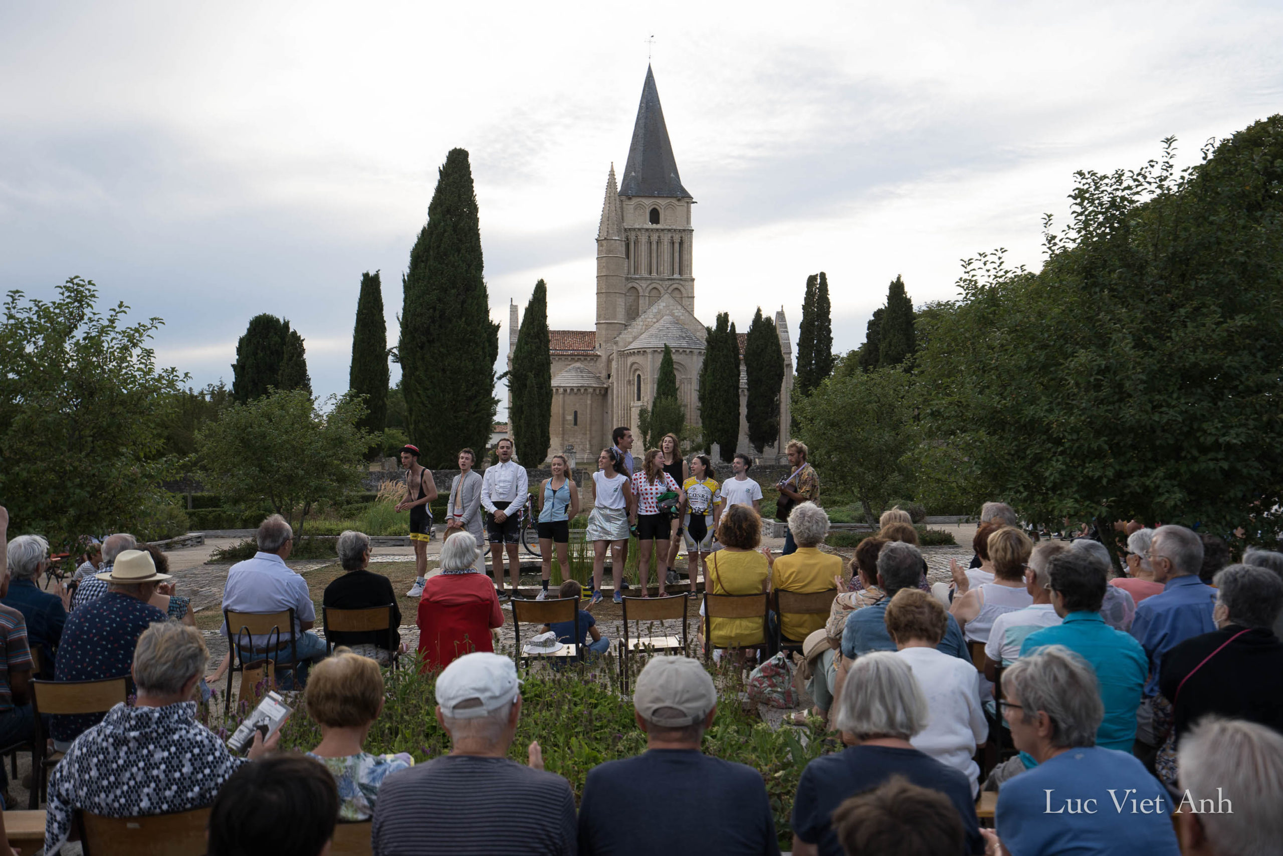 Le chant final Jardin médiéval d’Aulnay 28 juillet 2022