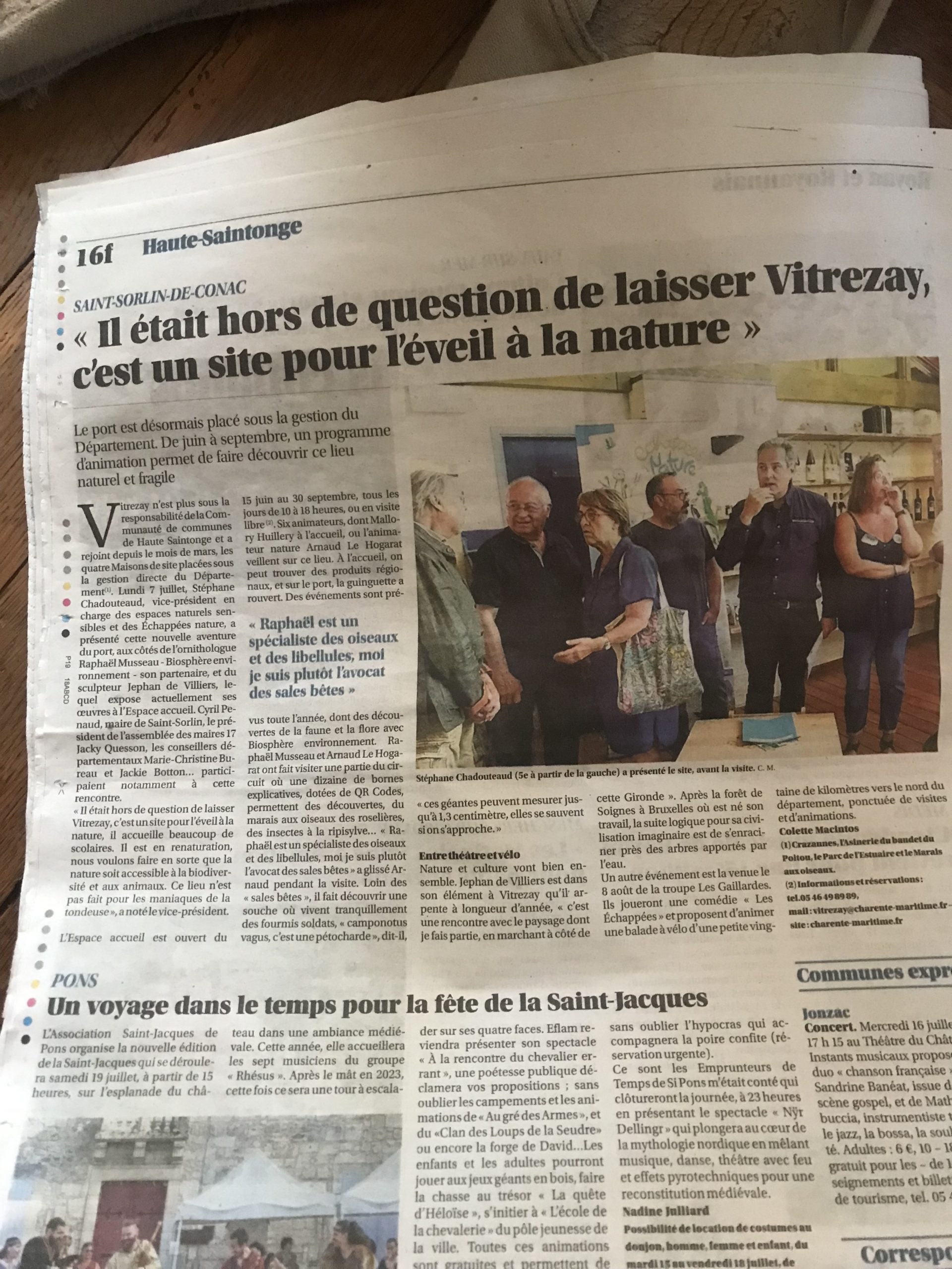 Il était hors de question de laisser Vitrezay, c&rsquo;est un site pour l&rsquo;éveil à la nature – Sud Ouest